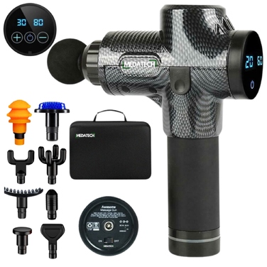 Перкусійний масажер Medatech Massage Gun — масажер для спини, стоп та всього тіла