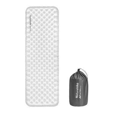 Каремат Naturehike Thermal 6.5 R - самонадувний ізомат для кемпінгу 4 сезони, 10 см, ультралегкий, морозостійкий