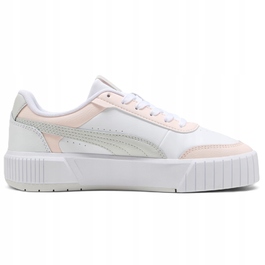 Жіночі шкіряні кросівки на платформі Puma Carina Mia, білі
