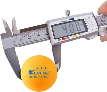 Набір тенісних м'ячів KEVENZ, 3 зірки, 40+, помаранчеві, 60 шт.