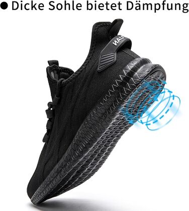 Чоловічі кросівки: спортивні, літні, для бігу, занять у залі, фітнесу, тренувань, халупа, трекінг, розмір 39-50, чорний колір