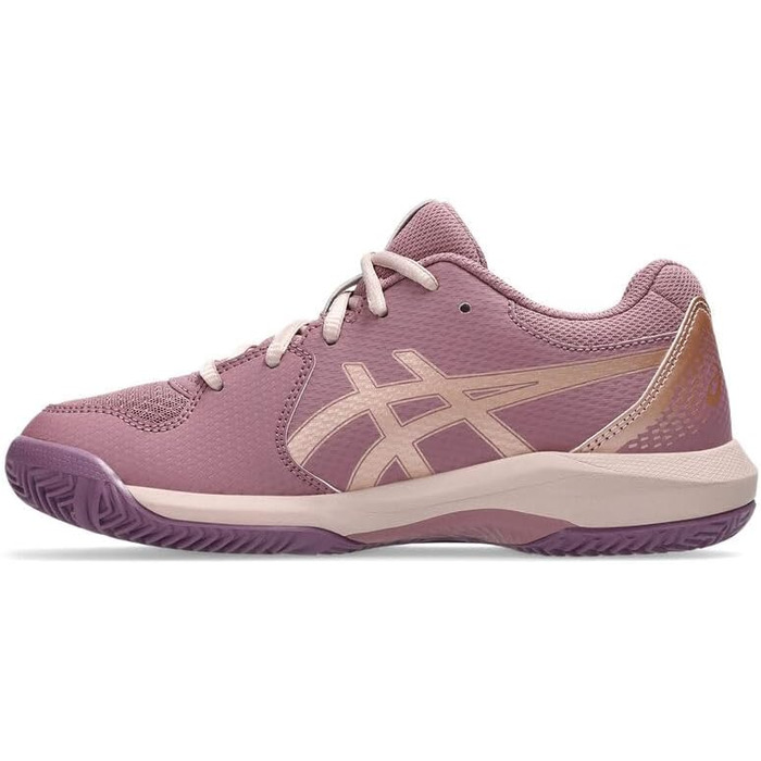 ASICS Gel-Dedicate 8 Gs - дитячі кросівки для падел-тенісу, розмір 39.5 EU, фіолетовий/білий
