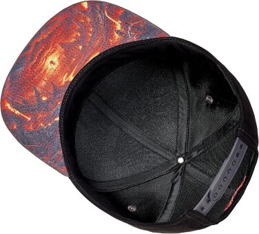 Кепка-снапбек Cadency унісекс з прямим козирком, регульований розмір, бейсболка (Devil - Чорна)