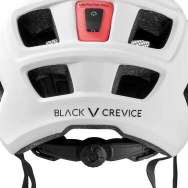 Велосипедний шолом Black Crevice Enduro з LED підсвіткою, MTB, для дорослих