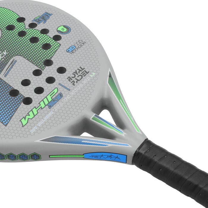 Падельна ракетка Adutlo Royal Padel RP 790 Whip Poly зелена