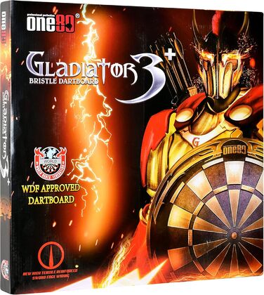 Дартборд ONE80 HARROWS Gladiator III для дартсу, професійний, з якісною поверхнею