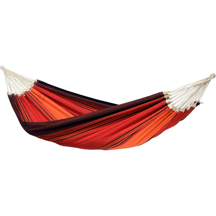 Гамак AMAZONAS Paradiso XXL Комфортний, теракотовий, ручної роботи (Бразилія), 250x175 см, до 200 кг, для одного користувача