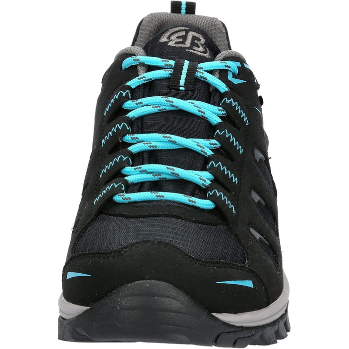 Жіночі трекінгові півчеревики Brütting Mount Frakes Low (42 EU, чорний/турквіс)