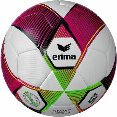 Футбольний м'яч Erima Hybrid Training 2.0, розмір 5, червоний/зелений, унісекс
