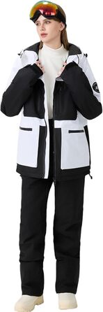 Жіночий комплект гірськолижний HOTIAN: куртка та штани, водонепроникний, вітронепроникний, теплий, для зимових видів спорту