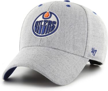 Кепка бейсболка 47 Brand MVP NHL Oilers, сіро-чорна, універсальний розмір