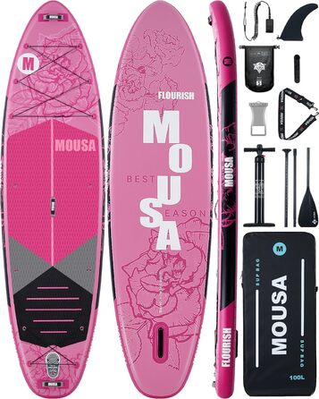 Надувний SUP-борд 10'8 x 35' для 3 осіб: стабільний, з рюкзаком та веслом