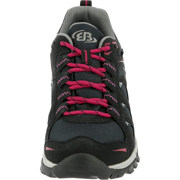 Жіночі трекінгові півчеревики Brütting Mount Frakes Low 38 EU, чорний/рожевий