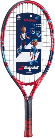 Дитяча тенісна ракетка Babolat Ballfighter 19, 170 г, синьо-червона, натягнута