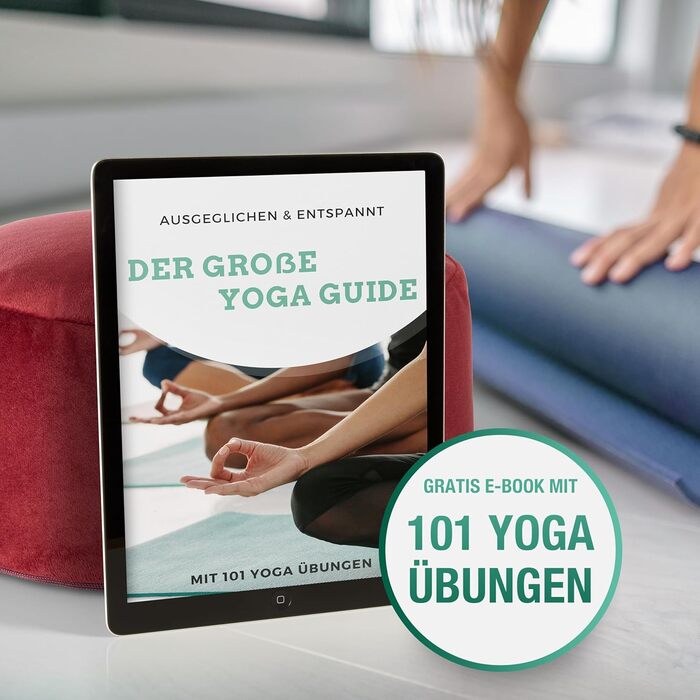 Йога подушка для медитації – кругла подушка з наповнювачем з лушпини гречаної – 30 см, 14 см, збірна інструкція (PDF) – фіолетовий оксамит