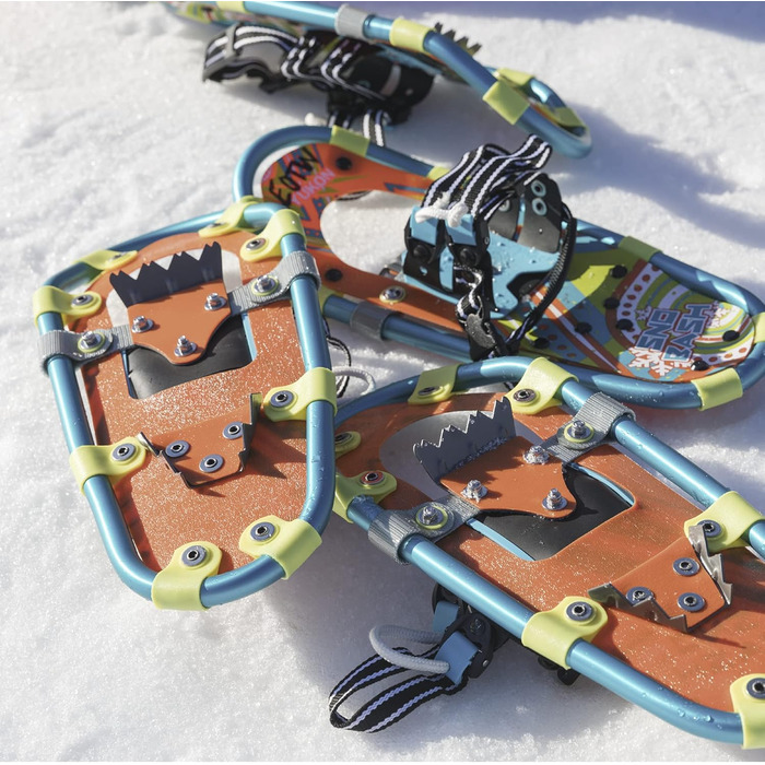 Дитячі алюмінієві снігоступи Yukon Charlie's Snow Bash з палицями