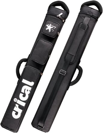 Кейс для більярду CRICAL, 2 x 2 жорсткі чохли для снукеру, з штучної шкіри/оксфордського канвасу (чорний)