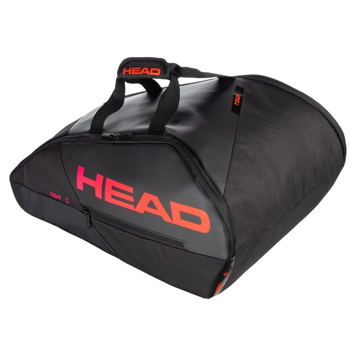 Сумка для ракетки для падел HEAD Tour Large Black/Flame - велика спортивна сумка