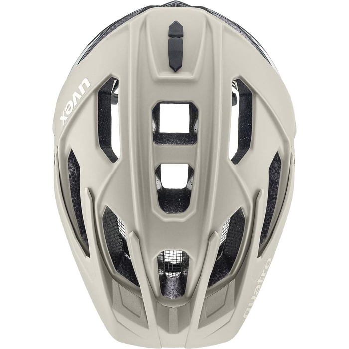 Велошолом Uvex Quatro CC для MTB, жіночий та чоловічий, індивідуальне регулювання розміру, покращена вентиляція, колір коричнево-чорний, 52-57 см