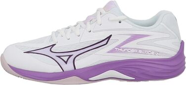 Жіноче волейбольне взуття Mizuno Thunder Blade Z для залу, білий/фіолетовий (42.5 EU)