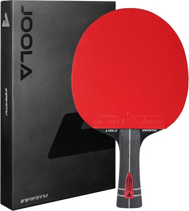 JOOLA Професійна тенісна ракетка Infinity ITTF, карбонова, для просунутих гравців, 7-шарова, з високотехнологічним волокном
