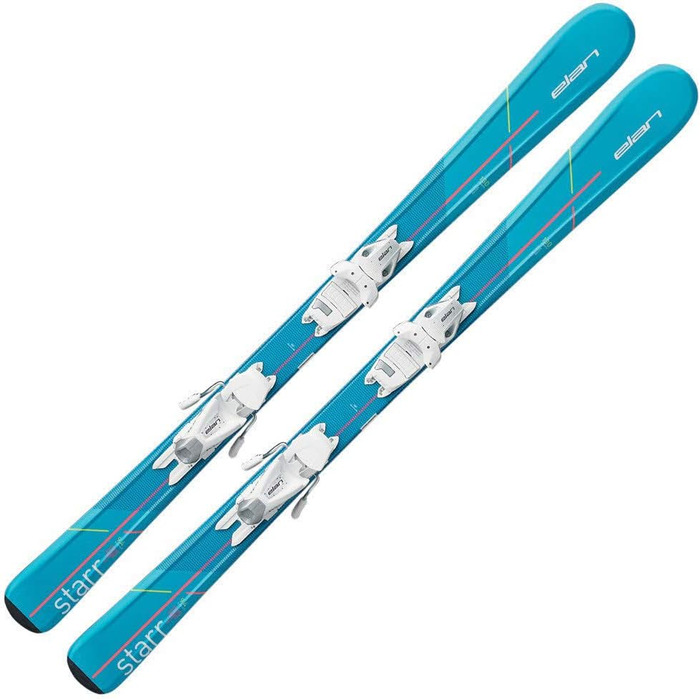 Гірські лижі Elan Starr QS для дітей, карвінг, сині, 120 см, модель 18/19
