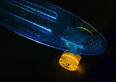 Скейтборд Ridge Blaze Mini Cruiser 55/56 см червоний/жовтий