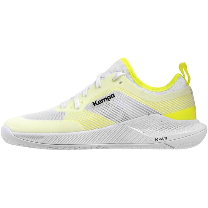 Жіночі спортивні кросівки Kempa Kourtfly, розмір 39 EU, білий, флуоресцентний жовтий