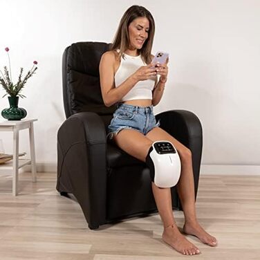 Електричний масажер для ніг GLOBAL RELAX VITALZEN SLIM з шиацу, розминанням і прогрівом, для поліпшення кровообігу та зняття болю, інтуїтивне керування