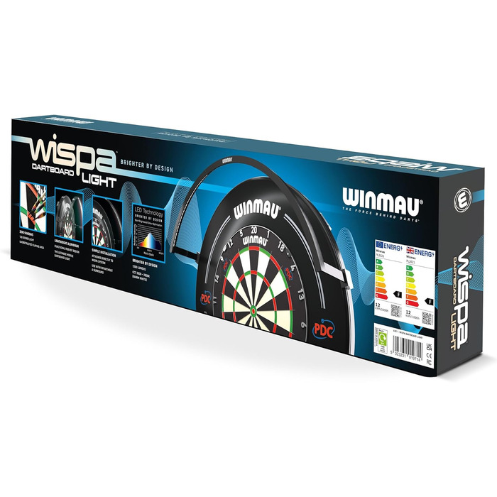 Світлодіодне підсвічування для дартсу Winmau Wispa, сумісне лише з Wispa Sound Reduction System
