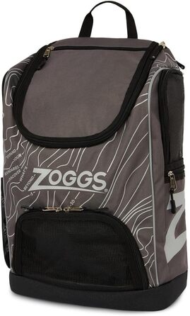 Рюкзак Zoggs Planet R-PET 33 літри сірий/чорний, для плавання, екологічний
