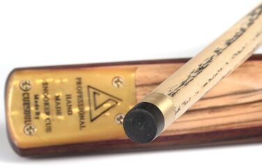 CUESOUL 57' Ручний снукерний кий з 3/4 суглобом та міні-подовжувачем для наконечника, в алюмінієвому кобурі Karella D302