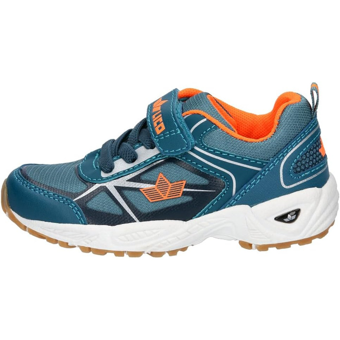 Дитячі закриті кросівки для залу Lico Salford VS Unisex, колір Petrol Orange, розмір 35 EU