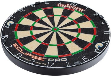 Unicorn Eclipse Pro професійна дротяна мішень для дартсу з сизалю, з павутиною та номерним кільцем, для дорослих, турнірна якість