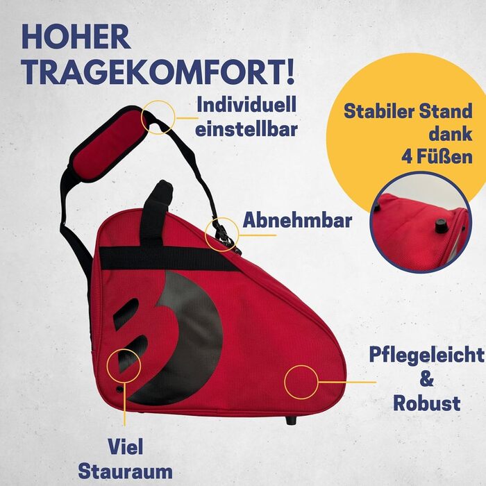 Сумка для роликів та ковзанів BEST SPORTING: велика, з регульованим ремінцем