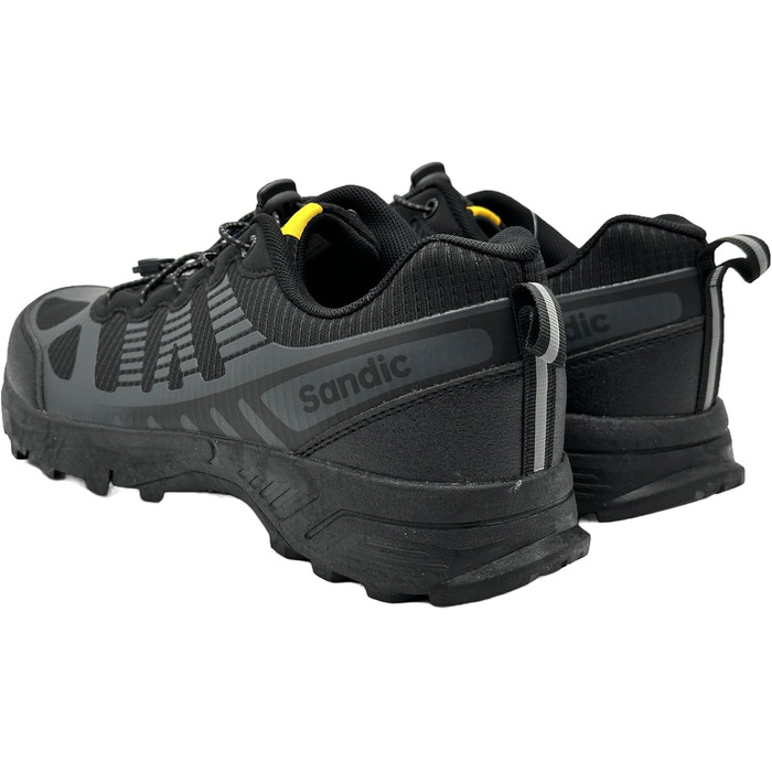 Чоловічі та жіночі трекінгові черевики для хайкінгу та бігу (43 EU, чорний, темно-сірий)