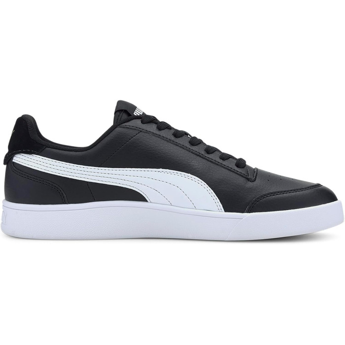 Кросівки Puma Shuffle Unisex чорні з білим та золотим кольором, розмір 44.5 EU