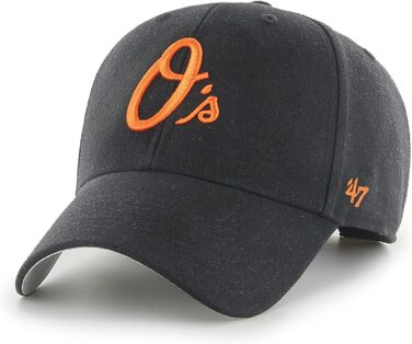 Кепка бейсболка MLB '47, чорна, унісекс, доросла, оригінальна