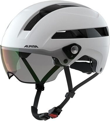 Шолом Alpina White Matt 55-59 см, білий матовий, для велосипеда