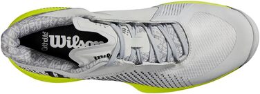 Тенісне взуття Wilson KAOS Swift 1.5 Clay для чоловіків, 43 1/3 EU, Pearl Blue/Black/Safety Yellow