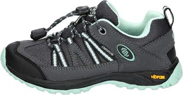 Дитячі кросівки Brütting Ohio LowTrail для дівчаток, 39 EU, антрацит/м'ятно-зелений