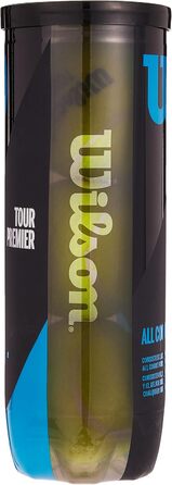Тенісні м'ячі Wilson Tour Premier для всіх покриттів, 3 шт. (2 упаковки)