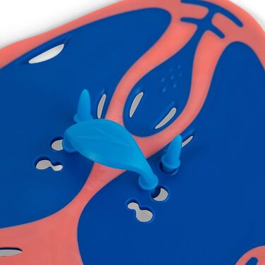 Лопатки для плавання Speedo Biofuse Power, сині/помаранчеві