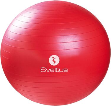 Фітбол Sveltus червоний 65 см для фітнесу та йоги
