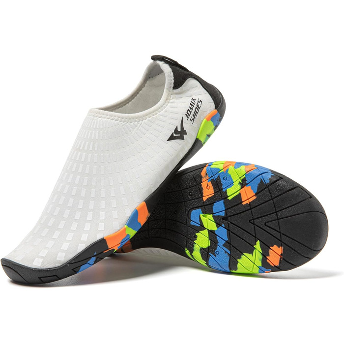 Жіночі водяні черевики JOMIX - Швидка сушка, дихаючі, антиковзкі, для плавання та відпочинку на пляжі, білі, 36 EU