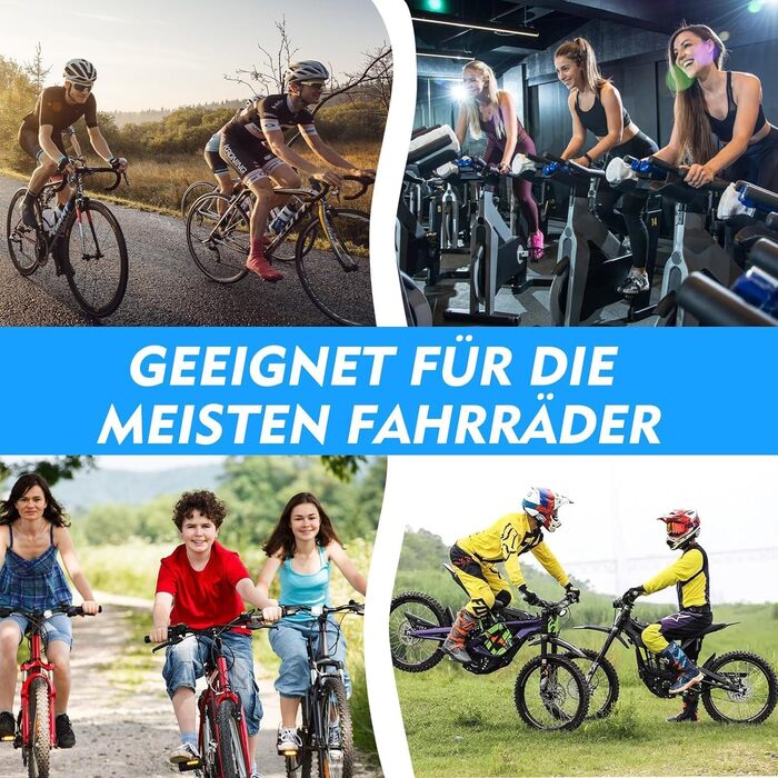 Велосипедне сидіння Pro 2.0: широке, м'яке, комфортне, дихаюче, з пам'яті ефекту та водонепроникним покриттям (блакитне)