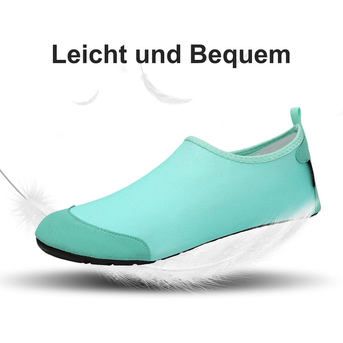 Чоботи для душу SAGUARO Unisex, аквашузи чоловічі та жіночі, розмір 36-47, EU 44/45, блакитний