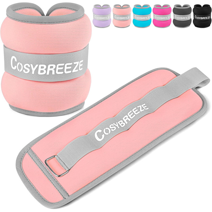 Обтяжувачі Cosybreeze для ніг і рук, вагові манжети для фітнесу, бігу, тренувань, 1-10 кг, пара