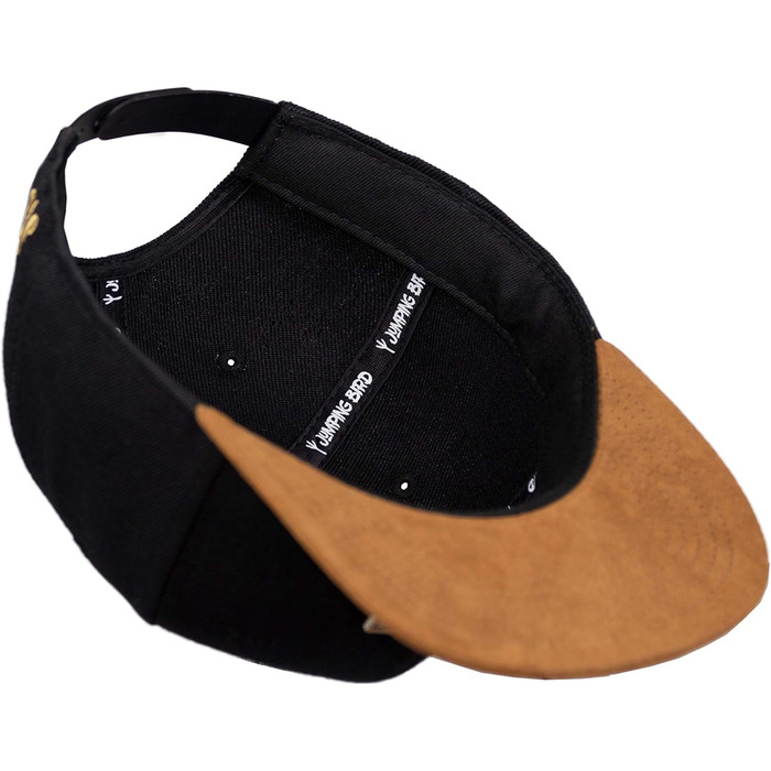 Унісекс кепка-снапбек Jumping Bird чорна, регульована бейсболка для активного відпочинку