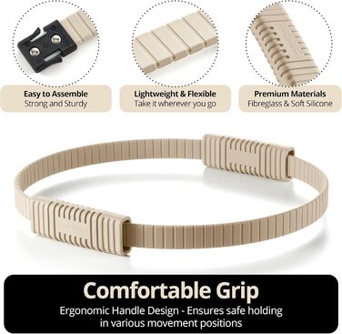 Кільце для пілатесу Magic Circle – 34,3 см. Ідеально для тренування стегон, корпусу та рук. Легка та міцна конструкція з силікону та скловолокна для занять вдома, в залі та в подорожах. Stone